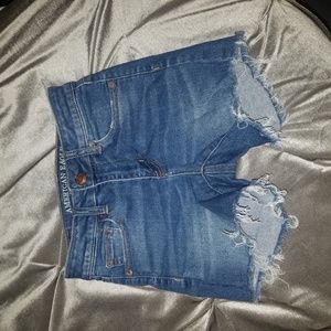 AE high rise shorts